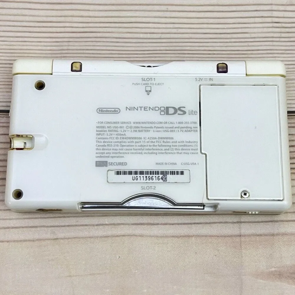 Nintendo DS Lite Handheld Game Console USG-001 UNTESTED for Parts Repair (AS-IS)